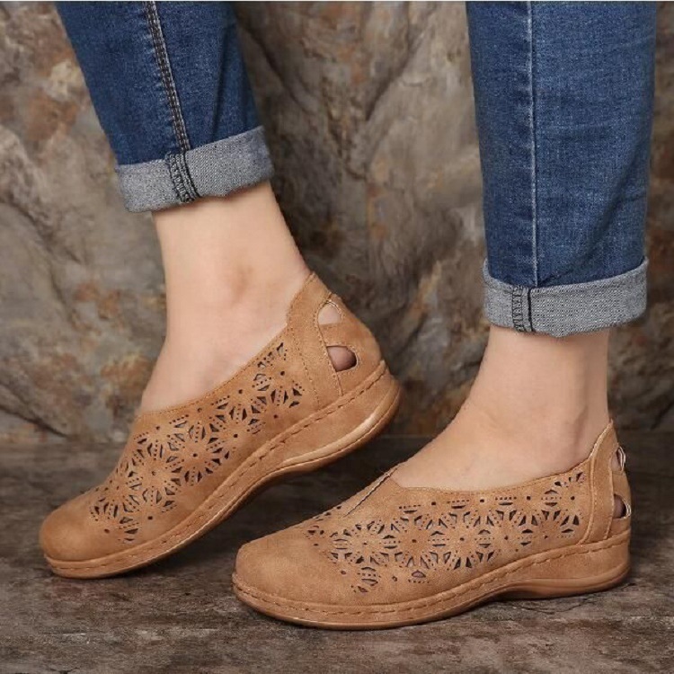 fashionable non-slip sandals platform wedge heel