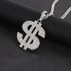 Necklace hip-hop style, accessory, 18 carat