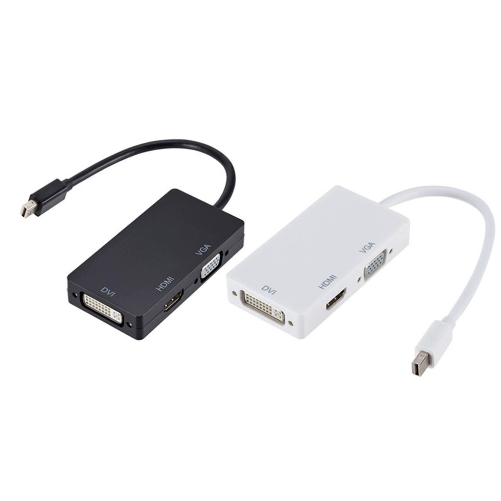 Mini DisplayPort на VGA кабель для ноутбуков Apple, HDTV конвертер видео, DVI переходник