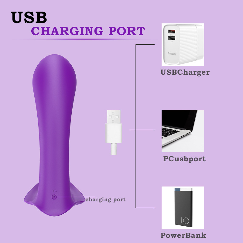 Xiao Xun'er Télécommande sans fil 10 fréquences de vibration Masturbation féminine invisible Rechargeable USB en silicone portable_voghion.com