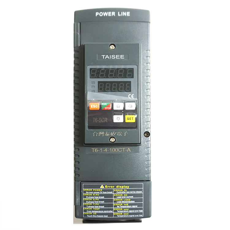 泰矽Taisee功率调整器 T6-1-4-100CT-A 数显电力调整器 电流100A