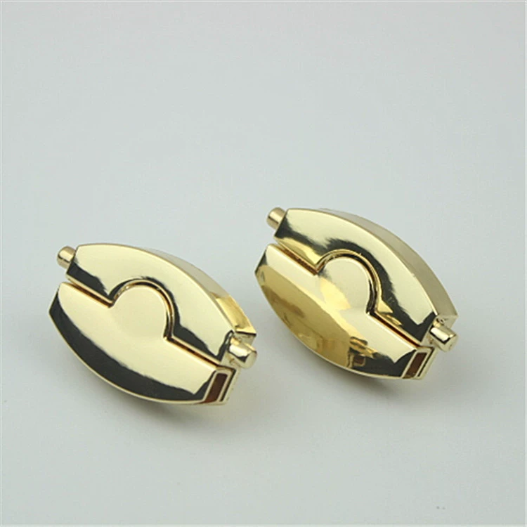 Сумка поворот Нажмите замок свет золото замок Пряжка замок Камера сумка кожа утолщенный замок Пряжка механизм блокировки