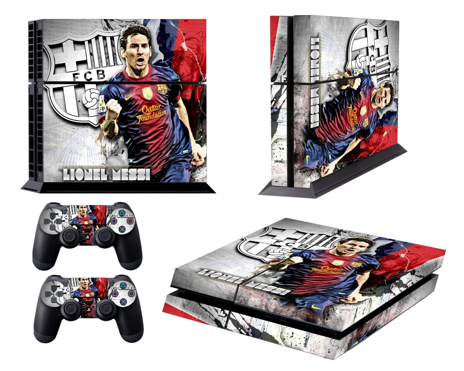 Game console, digital protective sticker with accessories, leaves no glue