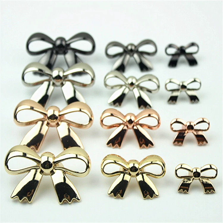 Сумки Аппаратные аксессуары Золотой металлический бант Женская обувь Обувь Цветочная обувь Обувь Пряжка Шляпа Аксессуары для одежды