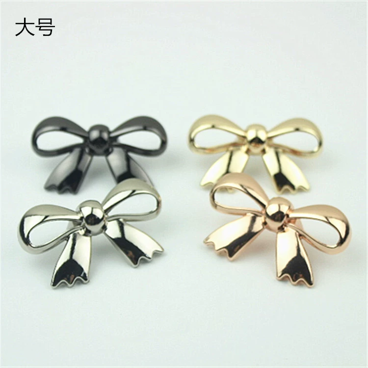 Сумка для багажа Аппаратные аксессуары металлический бант Женская обувь цветок обувь Пряжка обувь и головные уборы аксессуары для одежды большой размер