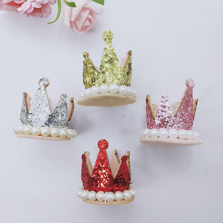 Three dimensional children's hairgrip handmade pearl