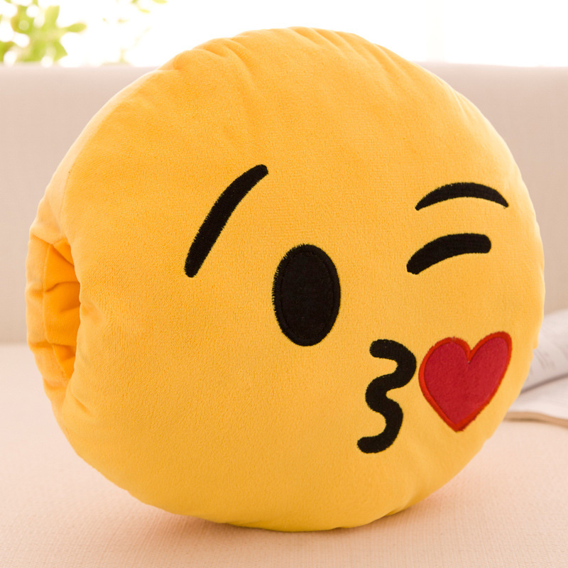 Invierno felpa juguete mano más cálido almohada tira de dibujos animados mano más cálido cojín empresa LOGO regalo fábrica al por mayor