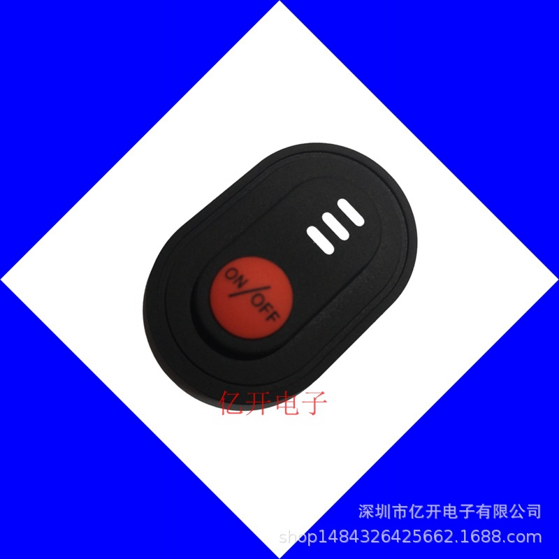 电热衣服温控防水开关 发热衣服硅胶温控按键 加热调温开关