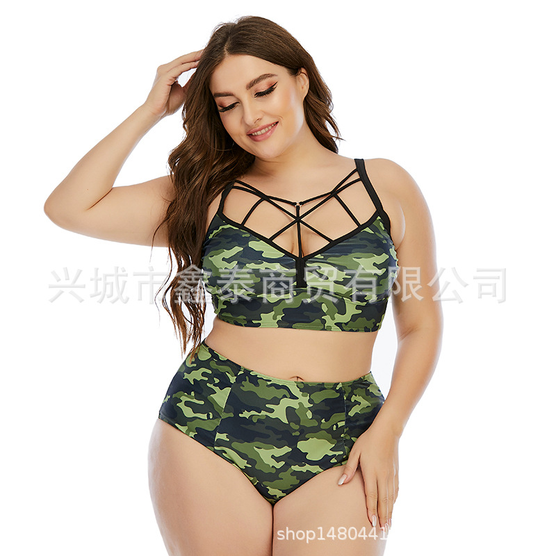 Раздельный купальник, 21 года, европейский стиль, большой размер