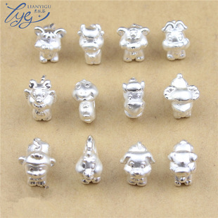 3D�~�925�yʮ����Ф��� DIY��� ���Ը��� 12��Ф�Ʒ���l