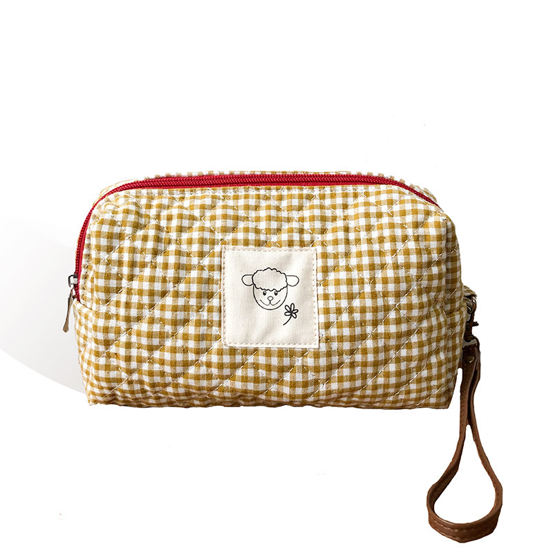 New Korean Cosmetic Bag Yellow