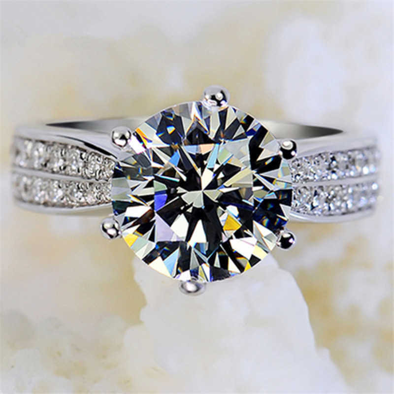 classic platinum diamond wedding ring