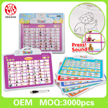 2015 new arrival children learning charts , educative toy
