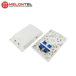 [MT-1211 工厂价格墙装式室内塑料2芯光纤终端盒]