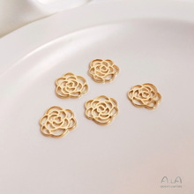 14K����ɫ����~�����U��õ�廨����diy�朶��h��������