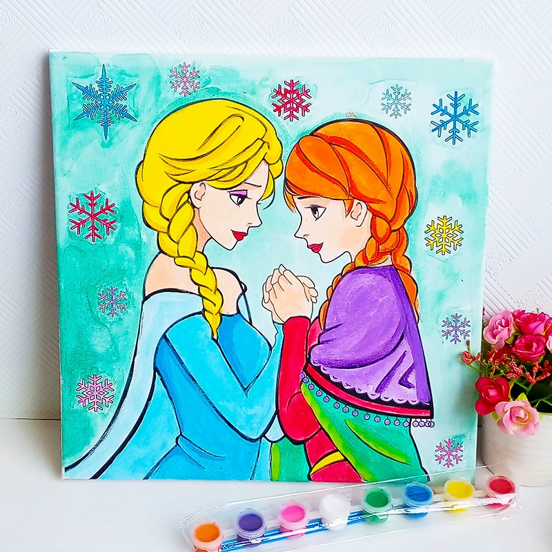 Детская вода-пигментная акварель, раскраска, гуашь, DIY, граффити