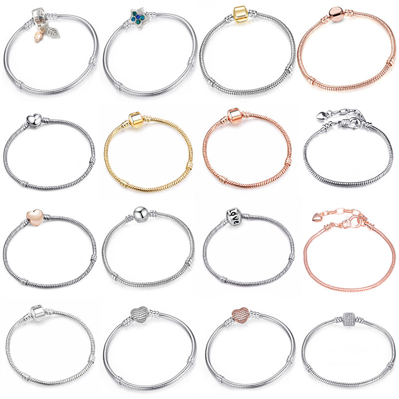 L Cartoon Mickey New Panjia Snake Bone Bracelet DIY Beaded Pendant Jewelry Making Exquisite Gifts Wholesale L Cartoon Mickey New Panjia Snake Bone Bracelet DIY Beaded Pendant Jewelry Making Exquisite Gifts Wholesale