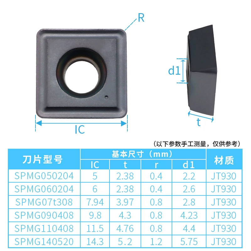 U дрель с ЧПУ SPMG140520-V JT930 токарный инструмент с ЧПУ зерно SPMG060204-V
