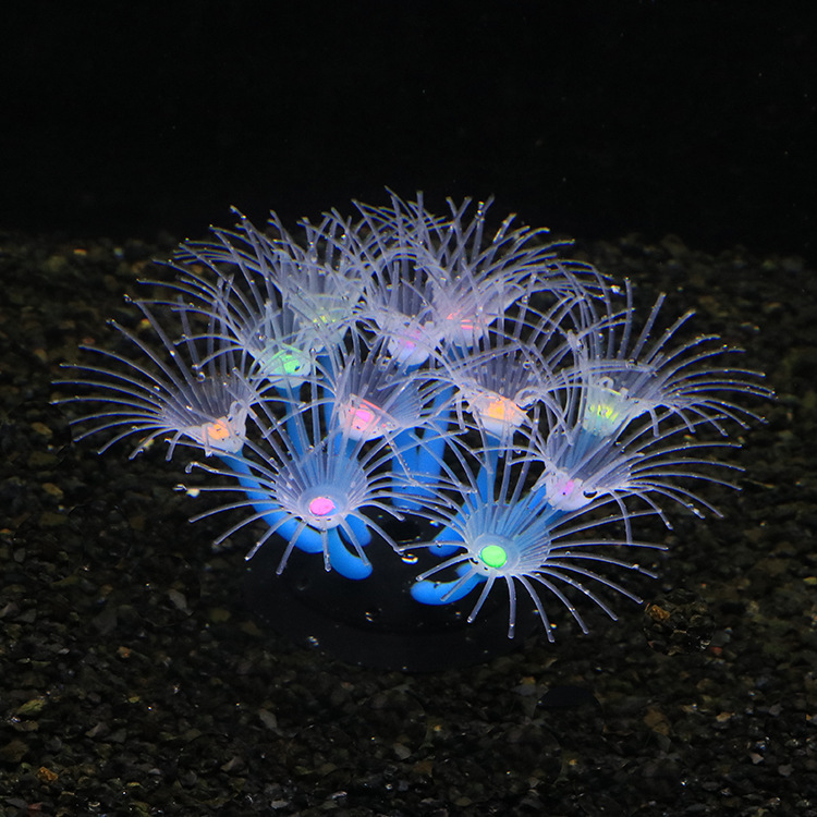 Supply of Cross-Border E-Commerce Products: Direct Sales from Manufacturers of Silicone Soft Coral for Aquarium Landscaping - Trendy Fish Tank Decorations