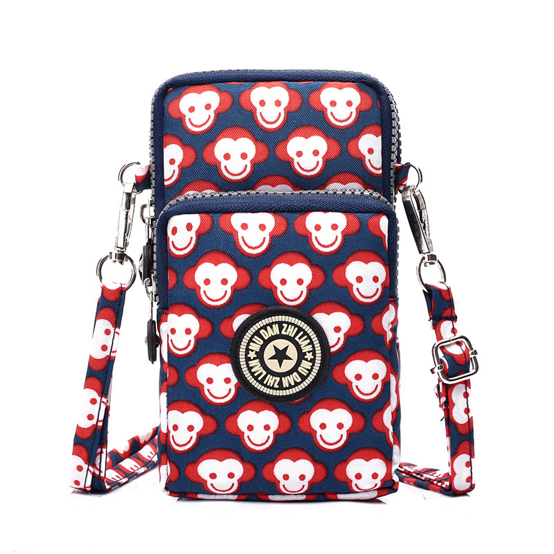 Nuevo bolso para teléfono móvil bolso de lona coreano monedero de nailon diagonal bolso para correr al aire libre bolso de brazo deportivo