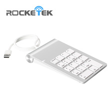 rocketek有线数字键盘财务办公18键会计小键盘适用平果keyboard