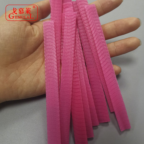 Makeup brush head net cover, magenta brush sleeve, storage anti-static plastic protective net cover, factory direct supply