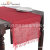 TABLE RUNNER Carsus Tablecloth Jrichpot Fabric Fabric Simple Tablecloth Mao Bian Bian Ji Table Flag