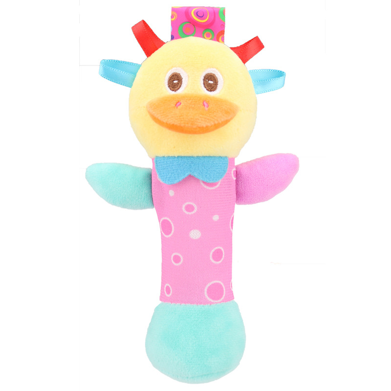 Juguete de mano con animal y sonajero Earthmama para bebés - Incluye dispositivo con sonido, muñeca calmante, venta al por mayor