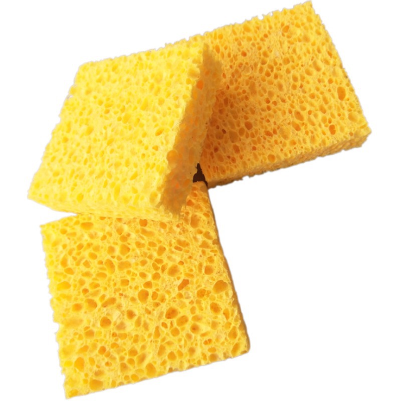 理疗DDS吸水海绵 圆形方块木浆棉片 黄色导热保湿理疗垫海绵批发