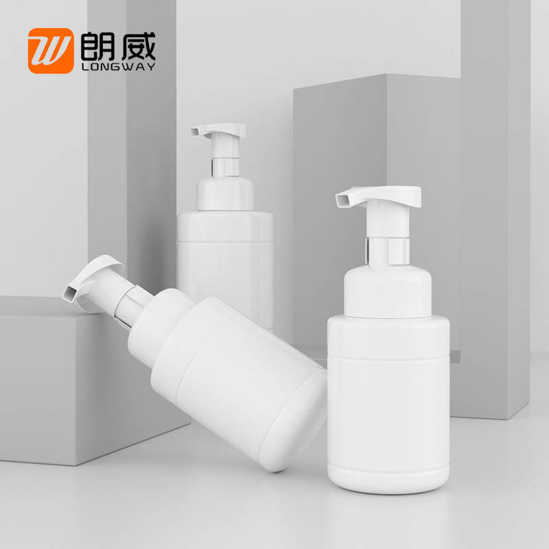 350ml limpiador facial PE Espumador portátil vaporizador japonés Internet celebridad mujer limpieza espuma botella
