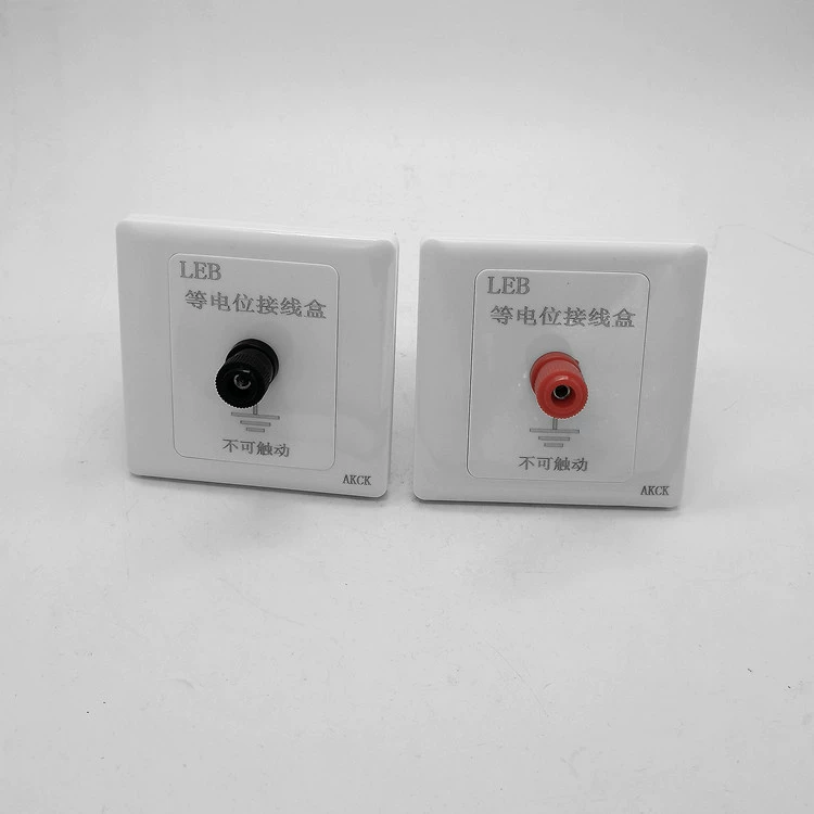 Xiangke 86 тип ПВХ распределительная коробка пластиковая крышка проводки с равным потенциалом LEB локальное электростатическое оборудование для использования в больницах