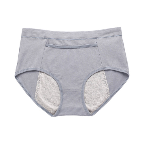 Pocket menstrual period underwear for women, menstrual period, leak-proof, widened, pure cotton crotch, large size, high-waisted sanitary pants 9038