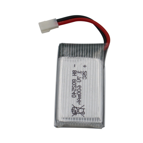 3.7V 600mAH air-to-air plug 25C discharge 802540 polymer lithium battery with charge protection