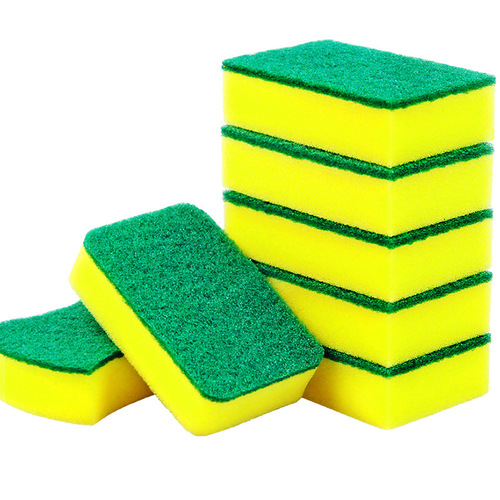 Dishwashing sponge, kitchen supplies, lazy dishwashing cloth, housekeeping cleaning sponge, scouring pad, sponge block factory wholesale