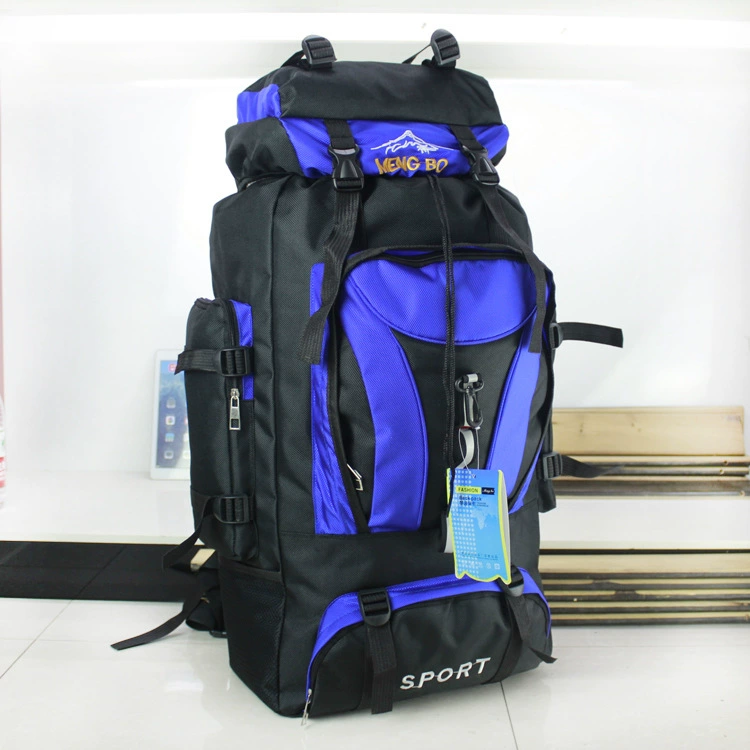 Big capacious backpack for traveling, travel bag for hiking, worn on the shoulder