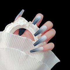 Chromed Ballet Dance Long Graduated Coffin Nail Art, Wholesale Nail Art Kits