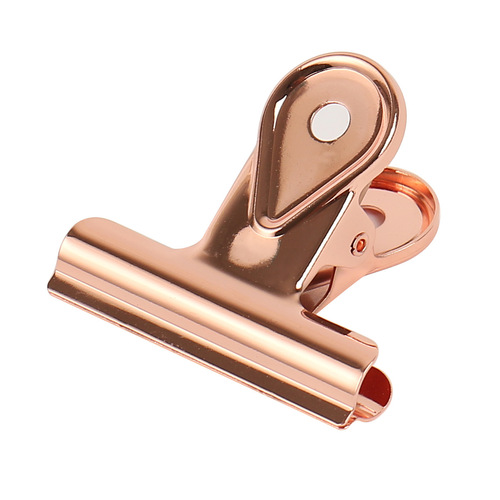 Scotton Creative Financial Storage Simple Colorful Electroplating Powerful Water Drop Ticket Clip Wholesale Metal Office Stationery Clip