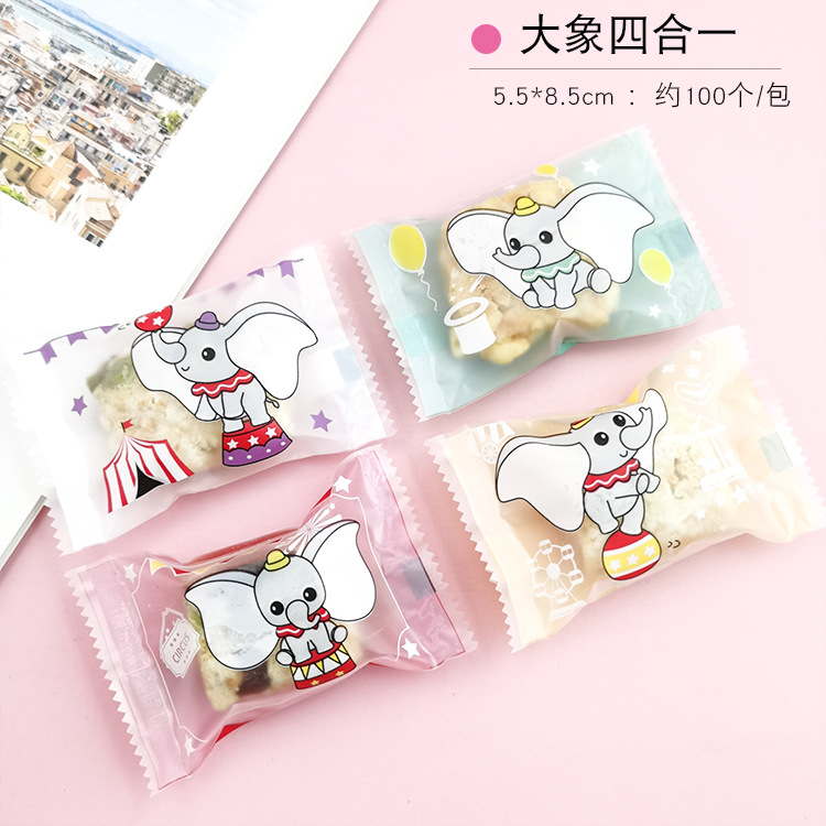 Bolsa sellada a máquina; elefante cuatro en uno 5.5-8.5; material compuesto