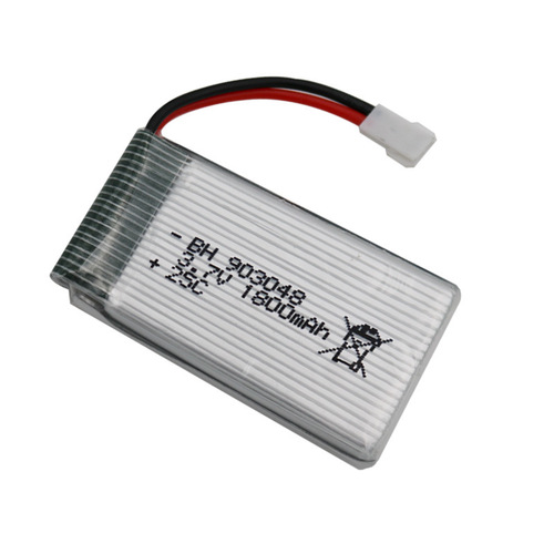 3.7V lithium battery 903048 air-to-air plug 1800mAH remote control quadcopter drone lithium battery