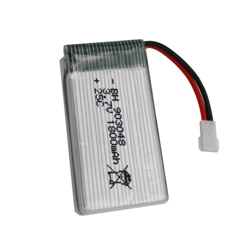 3.7V lithium battery 903048 air-to-air plug 1800mAH remote control quadcopter drone lithium battery