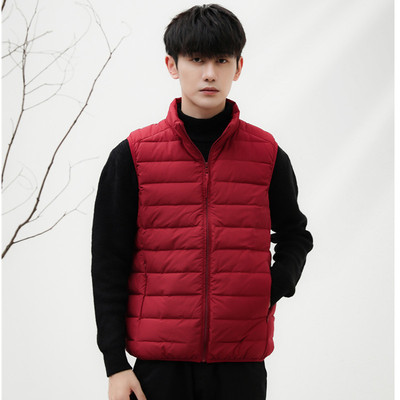 Seamless end 2025 Autumn and winter new pattern Light and thin Down Jackets have cash less than that is registered in the accounts Stand collar fashion Easy Vest Large Autumn and winter