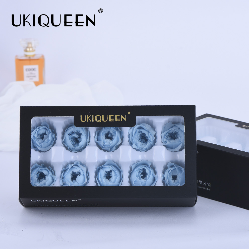 3-4cm 10 piezas DIY flor eterna Austin Rosa flor cabeza Yunnan origen al por mayor regalo del Día de San Valentín