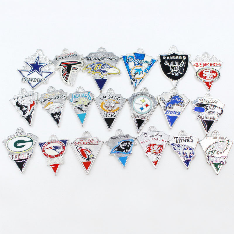 Nfl Sports American Football Oil Drop Team Pendant Mix 32 Team Wu Oil Drop Sports Series Pendant