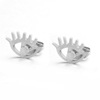 Earrings stainless steel, geometric ear clips, European style, simple and elegant design, wholesale