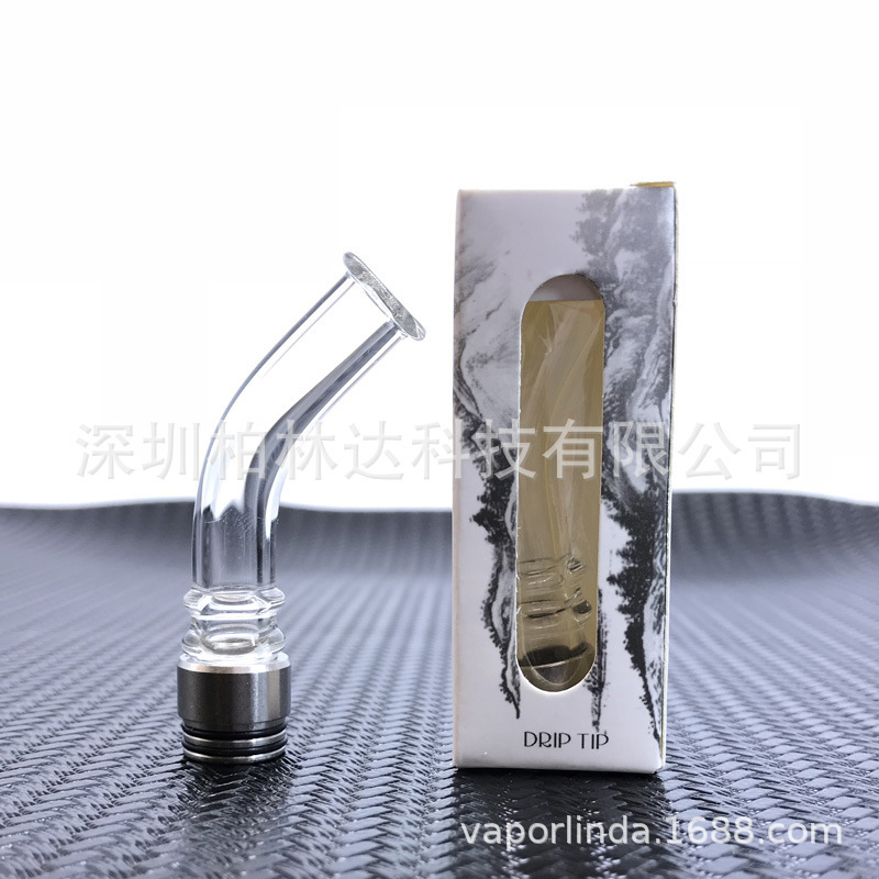 810 Drip Tip Glass Bending Nozzle 510 Extended Bending Glass Rainbow Nozzle Large Diameter Colorful 810 Drip Tip Glass Bending Nozzle 510 Extended Bending Glass Rainbow Nozzle Large Diameter Colorful