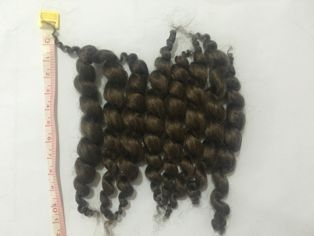 Reborn suministro de mohair para enraizamiento reborn baby doll mohair pelo