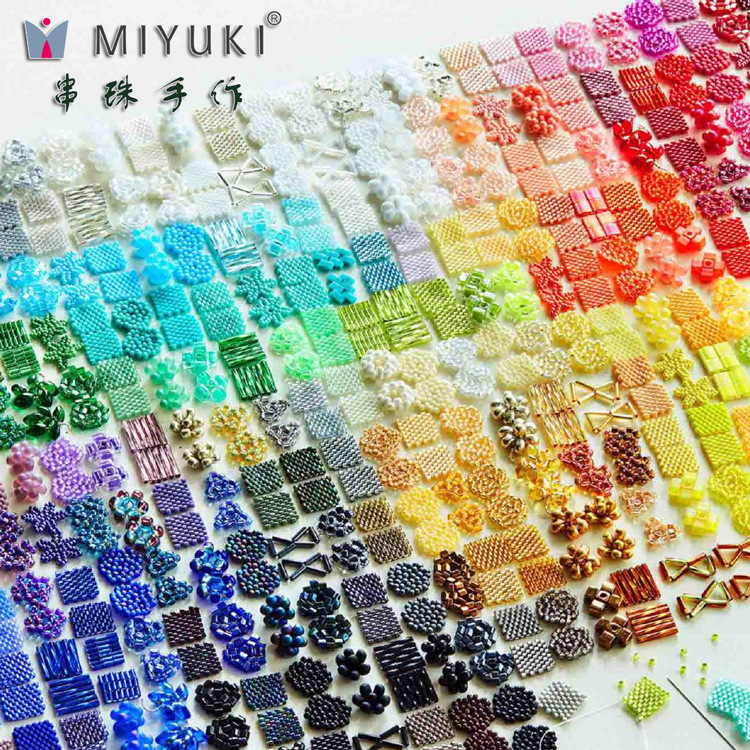Japonés importado arroz cuentas de plástico transparente tubo redondo con gancho caja de embalaje cuentas sueltas accesorios fábrica al por mayor Nico joyería image 6