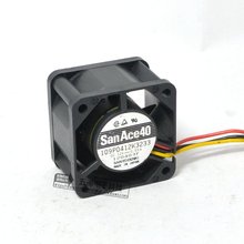 山洋 109P0412K3233 12V 0.55A 4028 4CM 3线 大风量散热风扇