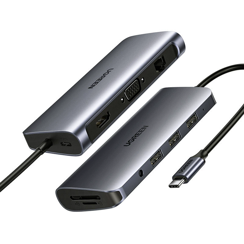 Тип-C док-станция, расширяет ноутбук USB хаб, HUB Thunderbolt 3 HDMI многоинтерфейсный совместим