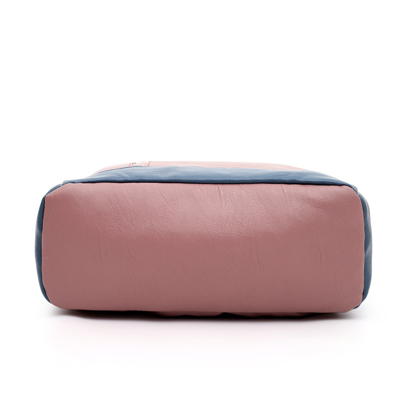 Fabricantes al por mayor verano nuevo estilo ocio PU mochila antirrobo moda femenina simple multifunción mochila de viaje marea